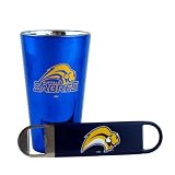 Buffalo Sabres 2 Piece Lusterware Pint and Longneck Opener Set