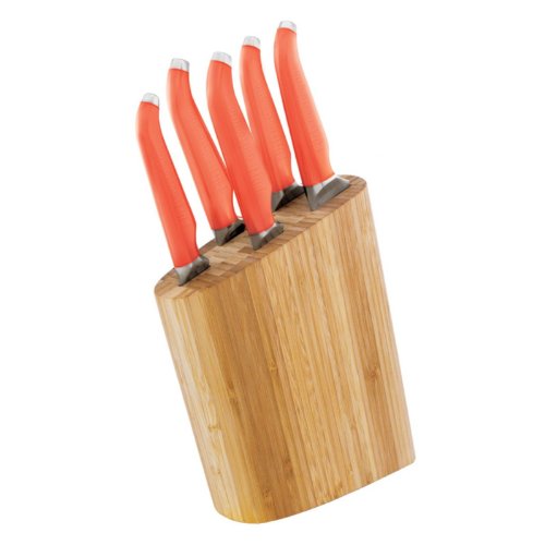 Rachael Ray 6-Piece Bamboo Knife Block Set