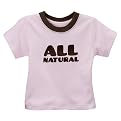 Under the Canopy Organic All Natural Tee - Pink/ Brown