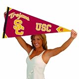 NCAA USC Trojans Premium 17-By-40-Inch Quality Pennant