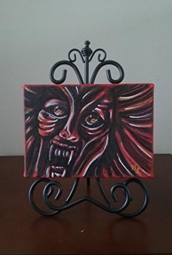 Wrath-Original Affordable Acrylic Painting by Krysta Logan