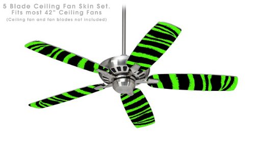 Ceiling Fan Decal Style Skin Kit Fits Most 42 Inch Fans Zebra
