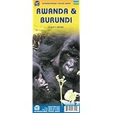 rwanda  burundi 1300000 travel map international travel maps