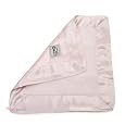 Little Giraffe Pink Satin and Chenille Blanky