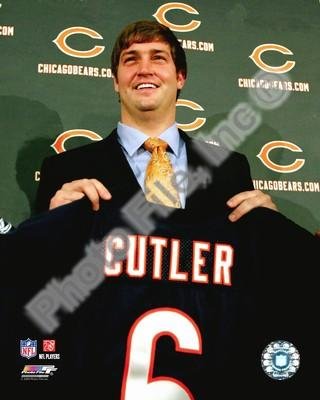 Jay Cutler Chicago Bears Press Conference 8x10 Photo