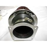 01-04 Ford Escape V6  Ford V6 MAF Mass Air Intake Adapter and Red Air Filter by High performance parts