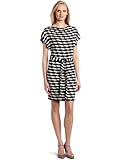 IMAGE OF Donna Morgan Women's Shift Dress, Black/Grey/Ivory, 6