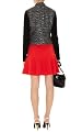 Metallic Fabric Biker Jacket