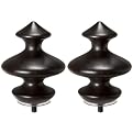 Pagoda Finial Set - Espresso