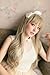 X&Y ANGEL New Fashionable Cute Long Full Healthy Wavy Kanekalon Wigs K888 Blonde