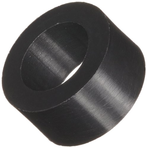 Metric Black Nylon 6/6 Round Spacer Outside Diameter 10mm x 6.3mm x 5mm Length (Pack of 100)
