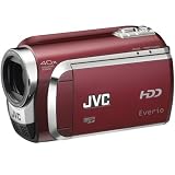 JVC Everio GZ-MG630R – Camcorder – widescreen – 800 Kpix – optical zoom: 35 x – HDD : 60 GB – flash card – ruby red