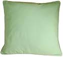 Pillow Decor - Ribbed Cotton Sea Foam 26x26 Throw Pillow