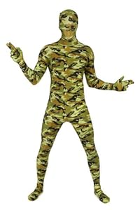 Morphsuits Premium Commando  XXL, Green / Orange / Brown, XX-Large