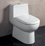 EAGO TB351 DUAL FLUSH ONE PIECE ECO-FRIENDLY CERAMIC TOILET