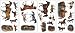 WILD HORSES APPLIQUES PEEL AND STICK