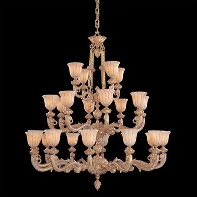 thanksgiving Bravado Alabaster Light Chandelier FinishB008MELYA6