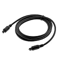 Fiber Optical Toslink Digital Audio Optic Interface 6 Foot Cable