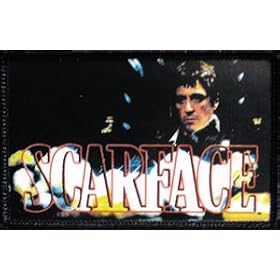 2.25 Scarface Tony Montana Movie Sitting at Desk Patch