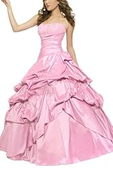 Strapless Taffeta   Ball Gown Quinceanera Dress 