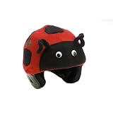 Tail Wags Ladybug Helmet Cover - Red