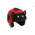 Tail Wags Ladybug Helmet Cover - Red