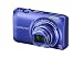 Nikon Coolpix S6300 Digitalkamera (16 Megapixel, 10-fach opt. Zoom, 6,7 cm (2,7 Zoll) Display, bildstabilisiert) blau