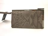 Kenneth Cole Reaction Women Grey Snake Wristlet Clutch Wallet