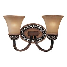 Minka Lavery Cabella 6792-216 Small Reversible 2-LT 200w (9"H x 14"W) Sconce Light in Cabella Patina