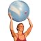 Fitness Quest Bosu Ballast Ball - Blue