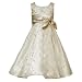 Rare Editions Girls 7-16 GOLD SEQUIN EMBROIDERED SHEER OVERLAY SIDE KNOT TIE Special ...