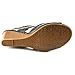 Xoxo Women's Sunday Perforated Wedge Sandals