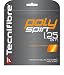 Sports : Tecnifibre 04GPOLY127 Tennissaite Polyspin 1.275, goldgelb, 12,2 m