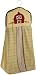 Kids Line Animal Acres Diaper Stacker, Green/Brown