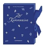 Zur Kommunion - Festlich (blau), Geschenkbox