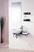 Contemporary Bathroom Vanity Set with Porcelain Sink and Faucet Wall-Mount CBV8108