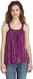 Kensie Girl Junior's Printed Tank,Vivid Violet Multi,Large