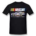 SHJQ Men's T Shirts New Nascar Logo Black