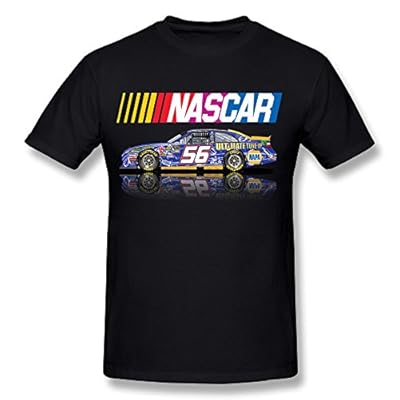 SHJQ Men's T Shirts New Nascar Logo Black