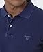 Gant Sun Bleached Pique Polo Shirt Persian Blue M