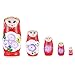 Hand Painted Nesting Doll Matryoshka 5 pcs Piece Set - Made in Russia