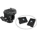 Manfrotto 234RC Monopod Swivel Head with Quick Release and Two Replacement Plates for the RC2 Rapid Connect Adapter