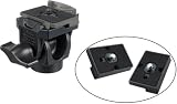 Manfrotto 234RC Monopod Swivel Head with Quick Release and Two Replacement Quick Release Plates for the RC2 Rapid Connect Adapter