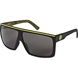 Dragon Alliance Fame Men’s Large Fit Fashion Sunglasses w/ Free B&F Heart Sticker Bundle – Acid Concrete/Grey / One Size Fits All