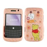 Blackberry Bold 9700 / 9780 Tweet Winnie The Pooh Disney Peach Protective Case - ** Includes TWO FREE Personal Charms Straps **