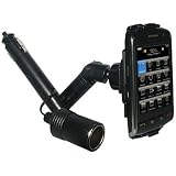 Amzer Lighter Socket Mount with Power Dongle for BlackBerry Storm 9530, 9500 (Black)