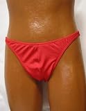 Mens Posing Brief Nylon Lycra Solid 3/4