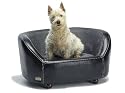 Oxford Dog Bed I - Medium Black/Slate Gloss