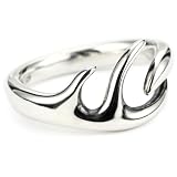 Elizabeth and James Antler Sterling Silver Ring