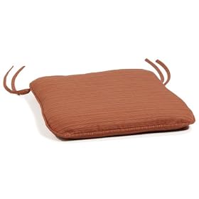 Folding Chair Cushion - Dupione Papaya